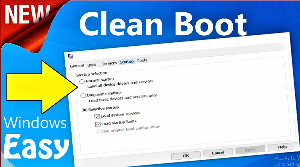 Ways to perform a clean boot in Windows?